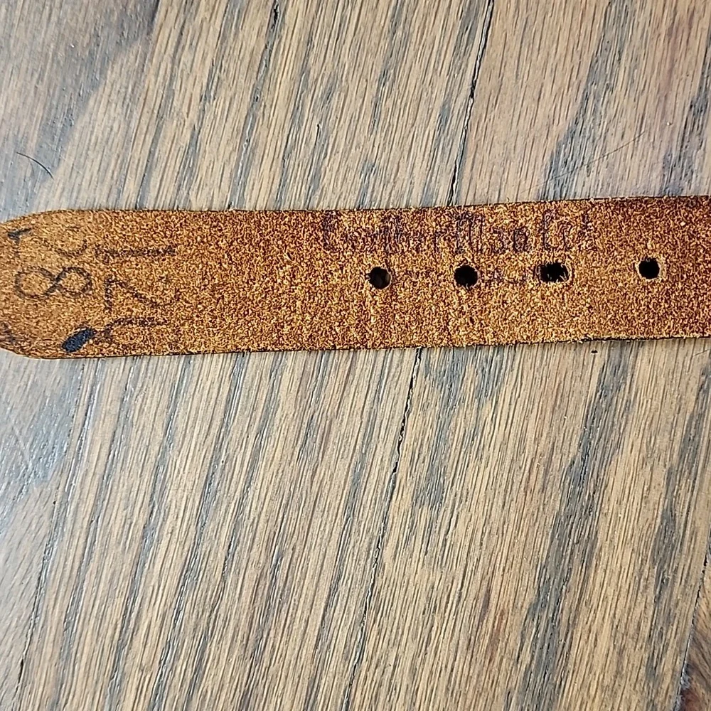 Kids' Brown and Blue Belt with Whale Design